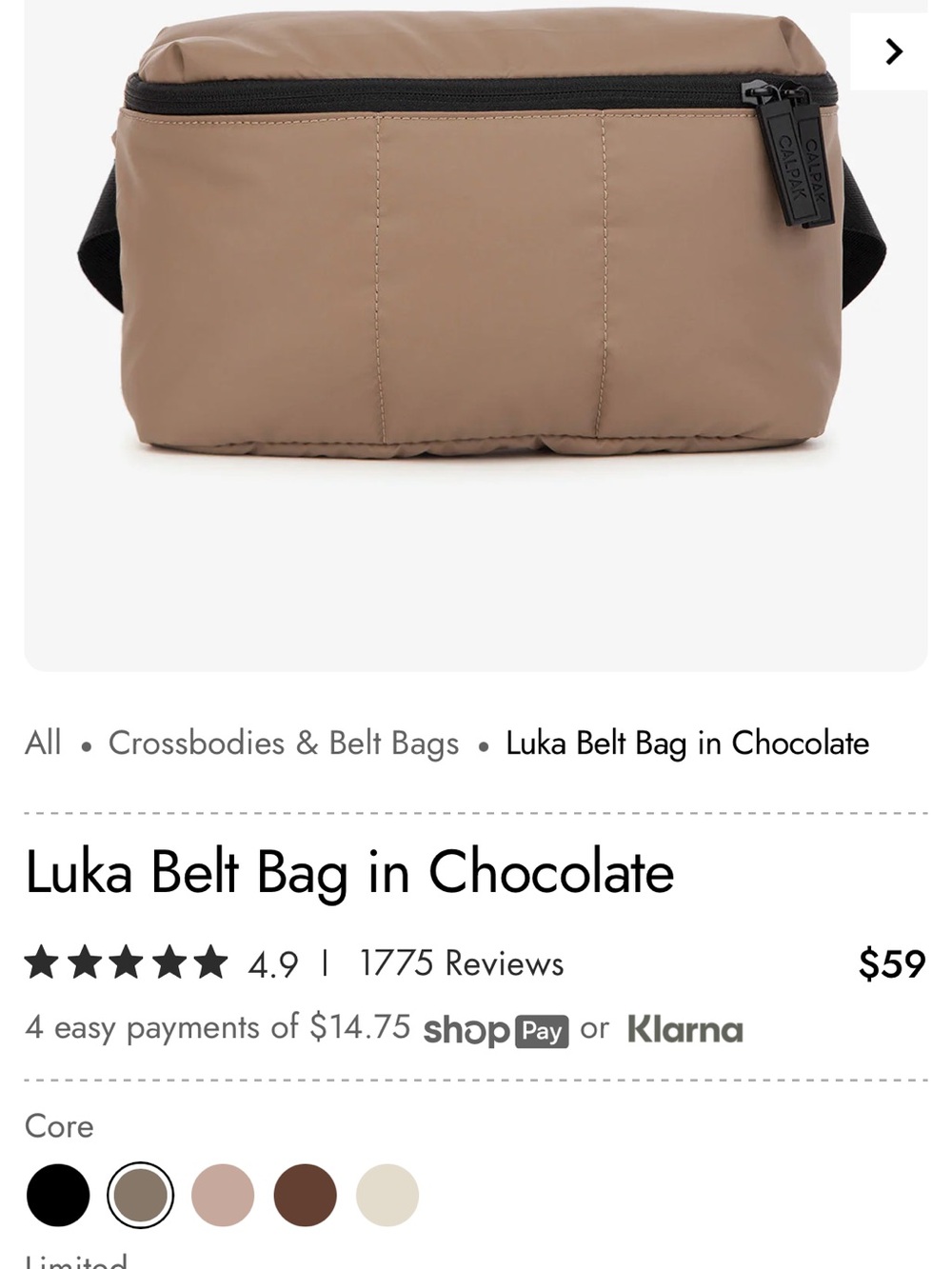 Calpak Luka Belt Bag - Picture 6 of 7